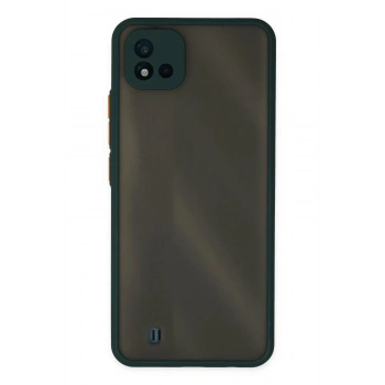 Realme C11 2021 Kılıf Montreal Silikon Kapak - Yeşil