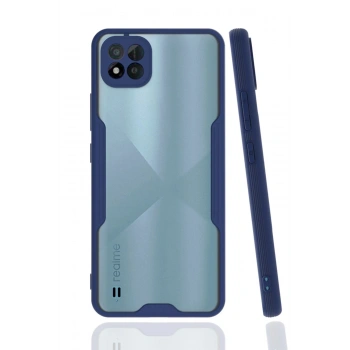 Realme C11 2021 Kılıf Platin Silikon - Lacivert