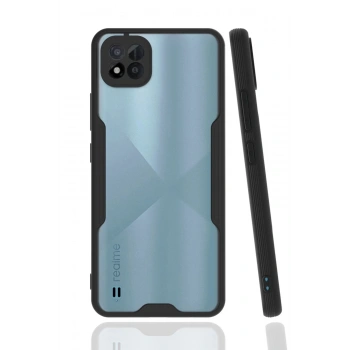 Realme C11 2021 Kılıf Platin Silikon - Siyah