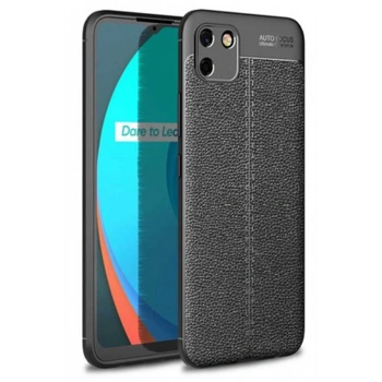 Realme C11 Kılıf Auto Focus Kapak - Siyah