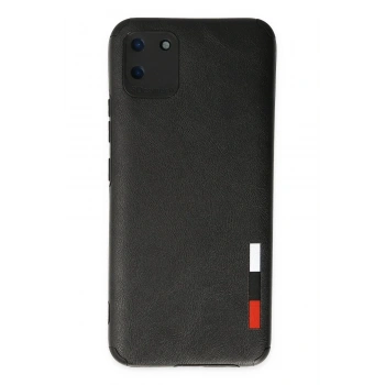 Realme C11 Kılıf Loop Deri Silikon - Siyah