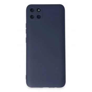 Realme C11 Kılıf Nano içi Kadife Silikon - Lacivert
