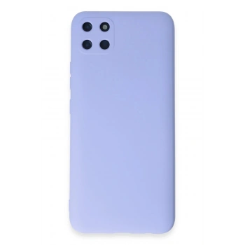 Realme C11 Kılıf Nano içi Kadife Silikon - Lila