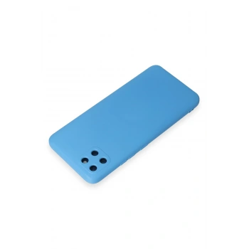 Realme C11 Kılıf Nano içi Kadife Silikon - Mavi