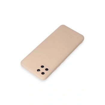 Realme C11 Kılıf Nano içi Kadife Silikon - Pudra