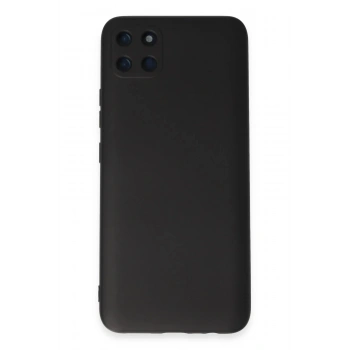 Realme C11 Kılıf Nano içi Kadife Silikon - Siyah