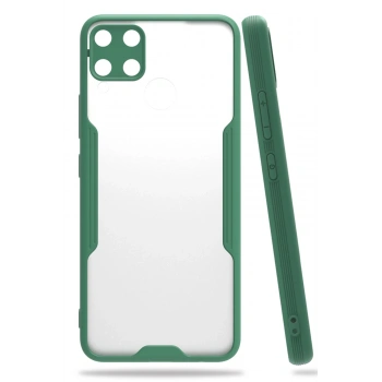 Realme C15 Kılıf Platin Silikon - Yeşil
