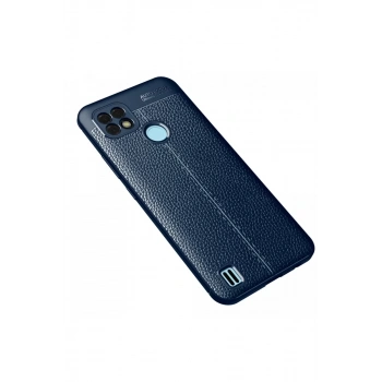 Realme C21 Kılıf Auto Focus Kapak - Lacivert