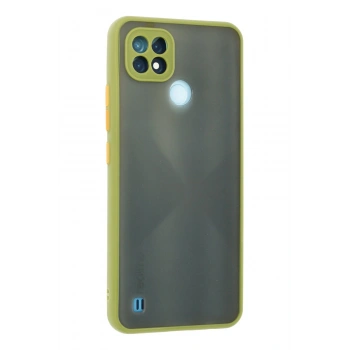 Realme C21 Kılıf Montreal Silikon Kapak - Açık Yeşil