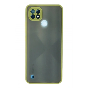Realme C21 Kılıf Montreal Silikon Kapak - Açık Yeşil