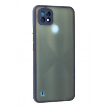 Realme C21 Kılıf Montreal Silikon Kapak - Lacivert