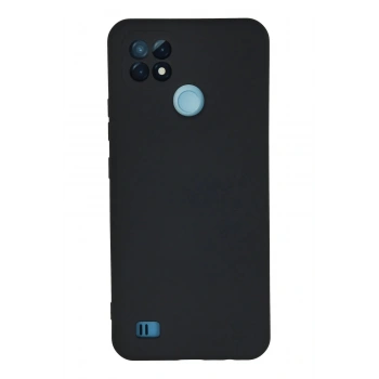 Realme C21 Kılıf Nano içi Kadife Silikon - Lacivert