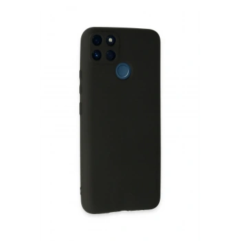 Realme C21Y Kılıf First Silikon - Siyah