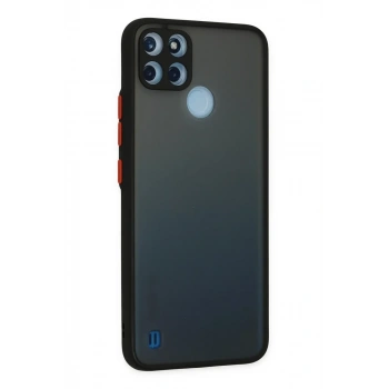 Realme C21Y Kılıf Montreal Silikon Kapak - Siyah