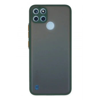 Realme C21Y Kılıf Montreal Silikon Kapak - Yeşil