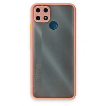 Realme C25 Kılıf Montreal Silikon Kapak - Pembe