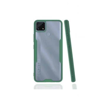 Realme C25 Kılıf Platin Silikon - Yeşil