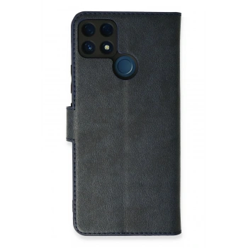 Realme C25 Kılıf Trend S Plus Kapaklı Kılıf - Lacivert