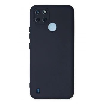 Realme C25Y Kılıf Nano içi Kadife Silikon - Lacivert