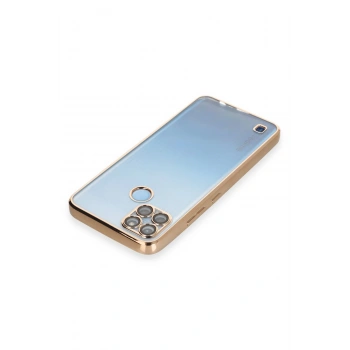 Realme C25Y Kılıf Razer Lensli Silikon - Gold