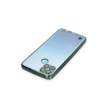 Realme C25Y Kılıf Razer Lensli Silikon - Yeşil