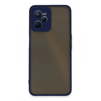 Realme C35 Kılıf Montreal Silikon Kapak - Lacivert