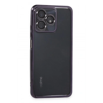 Realme C53 Kılıf Lensli Silikon - Mor