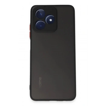 Realme C53 Kılıf Montreal Silikon Kapak - Siyah