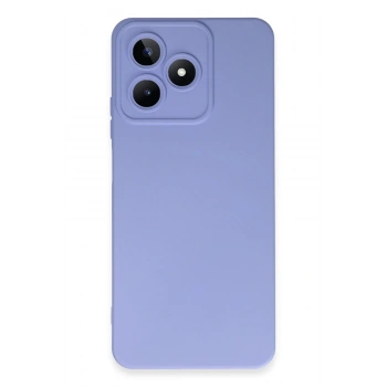 Realme C53 Kılıf Nano içi Kadife Silikon - Lila