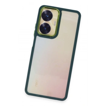 Realme C55 Kılıf Dora Kapak - Haki Yeşil