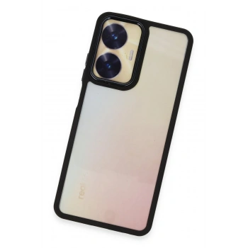 Realme C55 Kılıf Dora Kapak - Siyah
