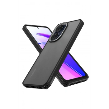 Realme C55 Kılıf Elegant Kapak - Siyah