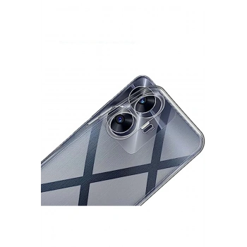 Realme C55 Kılıf Lüx Şeffaf Silikon