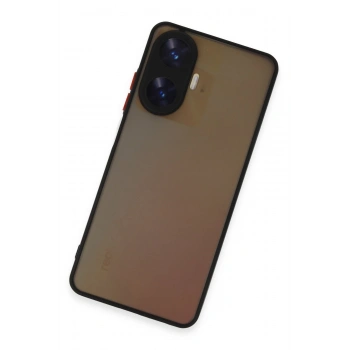 Realme C55 Kılıf Montreal Silikon Kapak - Siyah