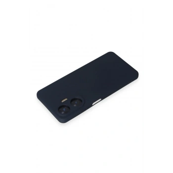 Realme C55 Kılıf Nano içi Kadife Silikon - Lacivert