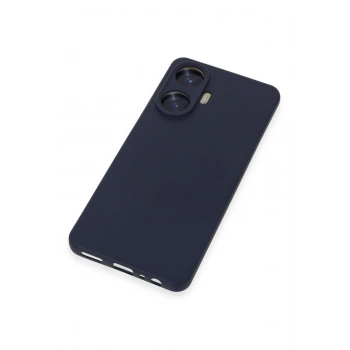Realme C55 Kılıf Nano içi Kadife Silikon - Mor