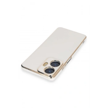 Realme C55 Kılıf Volet Silikon - Beyaz