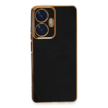 Realme C55 Kılıf Volet Silikon - Siyah