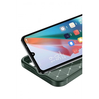 Realme C75 4G Auto Focus Karbon Kapak - Koyu Yeşil