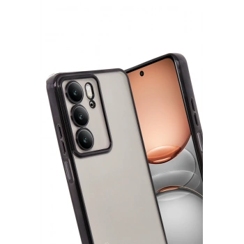 Realme C75 4G Kılıf Razer Lensli Silikon - Siyah