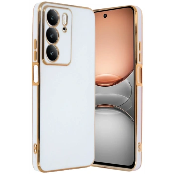 Realme C75 4G Kılıf Volet Silikon - Beyaz