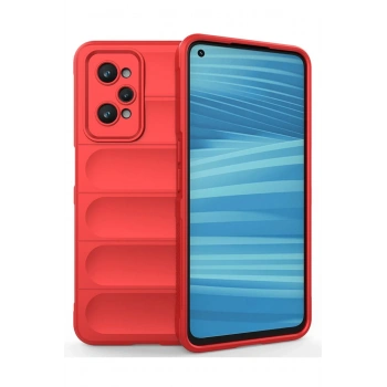 Realme GT2 5G Kılıf Optimum Silikon - Kırmızı