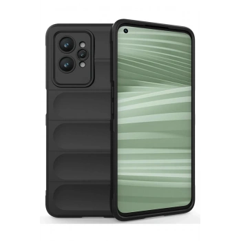 Realme GT2 Pro 5G Kılıf Optimum Silikon - Siyah