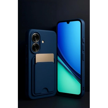Realme Note 60 Kelvin Kartvizitli Silikon - Lacivert