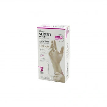 REFLEX SLİMFİT GLOVE KOD-030 S KREM PUDRASIZ MUAYENE ELDİVEN 100LÜ (4887)