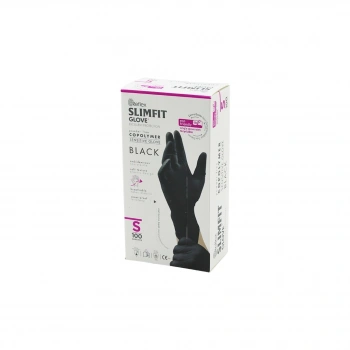 REFLEX SLİMFİT GLOVE KOD-033 S SİYAH PUDRASIZ MUAYENE ELDİVEN 100LÜ (4887)