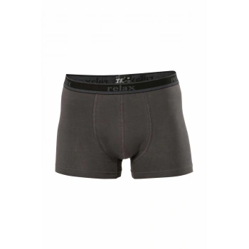 Relax Pamuklu Esnek Erkek Boxer Füme - 1268A