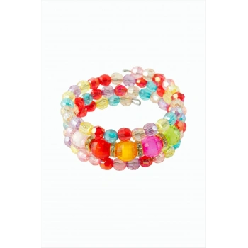 Renkli Helezon Boncuk Çocuk Bileklik