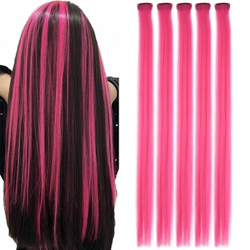 Renkli Sentetik Çıt Çıt - 5 Adet - D17