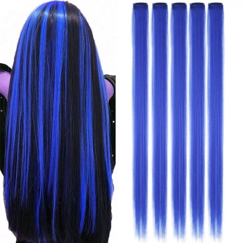 Renkli Sentetik Çıt Çıt - 5 Adet - D19